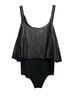Commando Solid Black Bodysuit Size M - photo 1