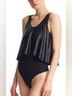 Commando Solid Black Bodysuit Size M - photo 5