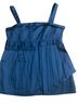 Marc Jacobs 100% Cotton Solid Blue Sleeveless Blouse Size 6 - photo 1