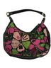 Isabella Fiore Floral Multi Color Leather Hobo One size - photo 1