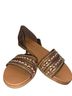 Andiamo 100% Other Camo Brown Multi Color Sandals Size 6 1/2 (wide) - photo 1