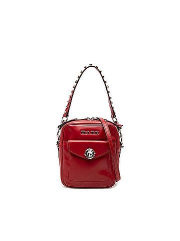 Miu Miu Vitello Soft Crystal Embellished Solitaire Camera Bag (view 1)