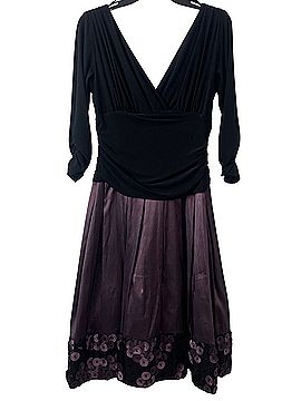 SLNY Taffeta Floral Cocktail Dress (view 2)