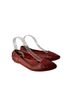 FRYE 100% Leather Red Flats Size 7 - photo 1