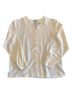 Worthington 100% Polyester Ivory Long Sleeve Button-Down Shirt Size 14 - photo 1