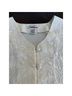 Worthington 100% Polyester Ivory Long Sleeve Button-Down Shirt Size 14 - photo 4