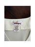 Worthington 100% Polyester Ivory Long Sleeve Button-Down Shirt Size 14 - photo 3