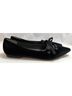 Nina Black Flats Size 7 1/2 - photo 3