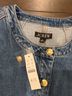 J.Crew Blue Denim Jacket Size 8 - photo 3