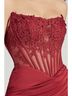 Windsor 100% Polyester 100% Polyester 100% Polyester Floral Red Cocktail Dress Size S - photo 4
