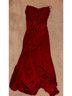 Windsor 100% Polyester 100% Polyester 100% Polyester Floral Red Cocktail Dress Size S - photo 7