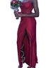 Windsor 100% Polyester 100% Polyester 100% Polyester Floral Red Cocktail Dress Size S - photo 1