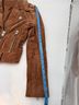 Blank NYC 100% Leather 65% Polyester 35% Cotton Brown Jacket Size XS - photo 11