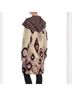 VERTIGO Graphic Ivory Burgundy Black Jacket Size M - photo 4
