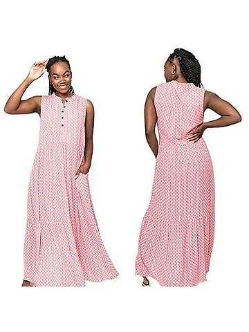 Gibson Look Sunny Day Tiered Maxi Dress Casual Dress (view 1)