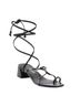 Free People 100% Leather Black Sandals Size EU 38 - photo 1