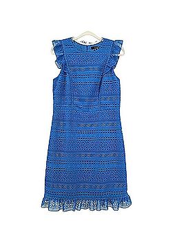 j crew cap sleeve ruffle lace dress Cap-sleeve Ruffle Dress In Mixed Lace For Women