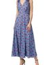 Prabal Gurung 100% Polyester Floral Blue Red Casual Dress Size 4 - photo 4