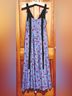 Prabal Gurung 100% Polyester Floral Blue Red Casual Dress Size 4 - photo 6
