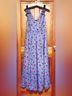 Prabal Gurung 100% Polyester Floral Blue Red Casual Dress Size 4 - photo 7