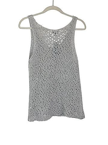 Eileen Fisher Sequin Chainmail Mesh Scoop Neck Tank Tank Top (view 2)
