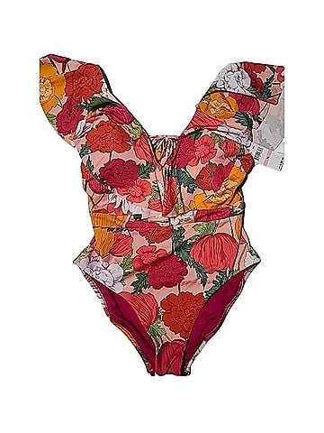 Trina Turk Sunny bloom ruffle One Piece Swimsuit (view 1)
