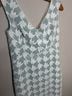 Tory Burch 100% Polyester Floral Green Blue Cocktail Dress Size 4 - photo 4