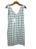 Tory Burch 100% Polyester Floral Green Blue Cocktail Dress Size 4 - photo 2