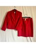 Isabella suits 100% Polyester Red Cocktail Dress Size 12 - photo 7