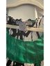 Alberto Makali 100% Polyester Floral Green Black White Sleeveless Blouse Size L - photo 3