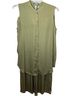 Joie 100% Polyester Green Sleeveless Blouse Size L - photo 1