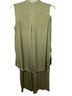 Joie 100% Polyester Green Sleeveless Blouse Size L - photo 2