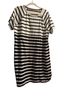 Talbots Stripes Black White Casual Dress Size XL - photo 2