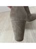 Rag & Bone 100% Suede Gray Tan Boots Size 6 - photo 6