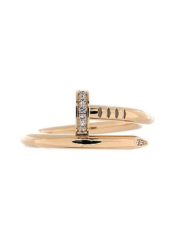 Cartier Juste un Clou Ring 18K Yellow Gold and Diamonds (view 1)