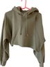 TNA 100% Other Plaid Green Pullover Hoodie Size 2 - photo 1