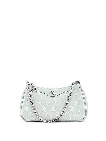 Gucci Ophidia Zip Pochette Shoulder Bag GG Denim Small (view 1)