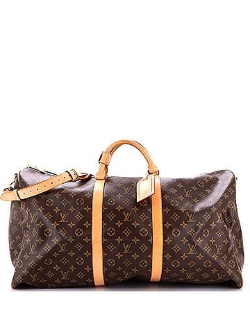 Louis Vuitton Keepall Bandouliere Bag Monogram Canvas 60 (view 1)