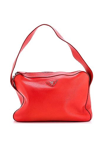 Prada Top Zip Shoulder Bag Vitello Daino Medium (view 1)