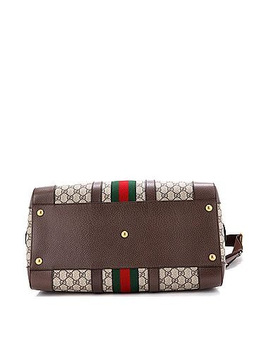 Gucci Savoy Web Convertible Duffle Bag GG Coated Canvas Medium (view 2)