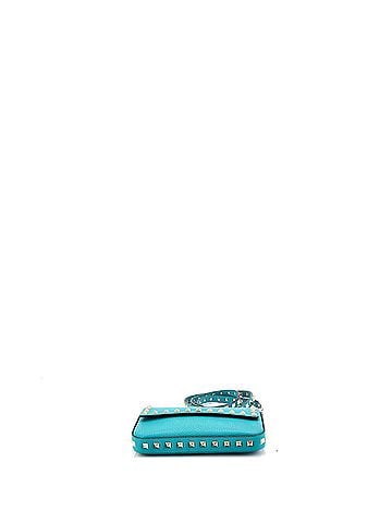 Valentino Garavani Rockstud Top Handle Crossbody Pouch Leather Mini (view 2)