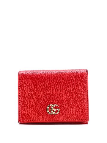 Gucci GG Marmont Flap Card Case Leather (view 1)