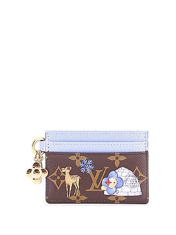 Louis Vuitton LV Charms Card Holder Limited Edition Christmas Animation Monogram Canvas (view 1)