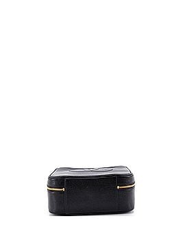 Chanel Vintage Timeless Zip Around Vanity Case Caviar Small (view 2)