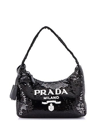 Prada Re-Edition 2000 Hobo Sequins Mini (view 1)