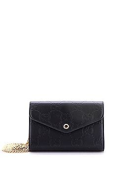Gucci Envelope Wallet on Chain Guccissima Leather (view 1)