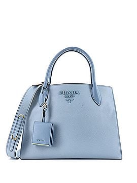 Prada Monochrome Tote Saffiano with City Calf Medium (view 1)