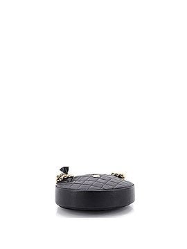 Chanel Double Chain Bow Hobo Pouch Quilted Caviar Mini (view 2)