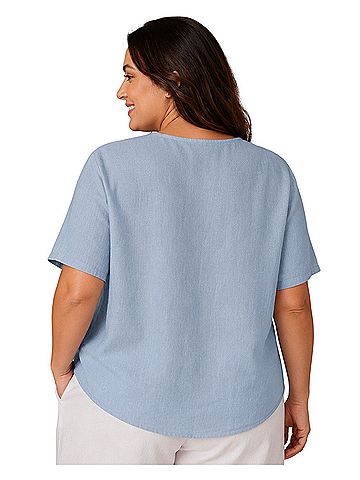 Cynthia Rowley Cynthia Rowley Short Sleeve Button-Down Shirt (view 2)