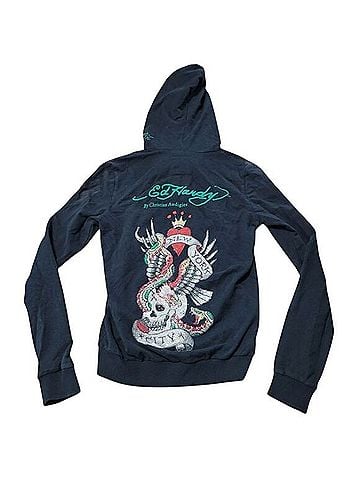 Ed Hardy Ed Hardy Zip Up Hoodie (view 2)